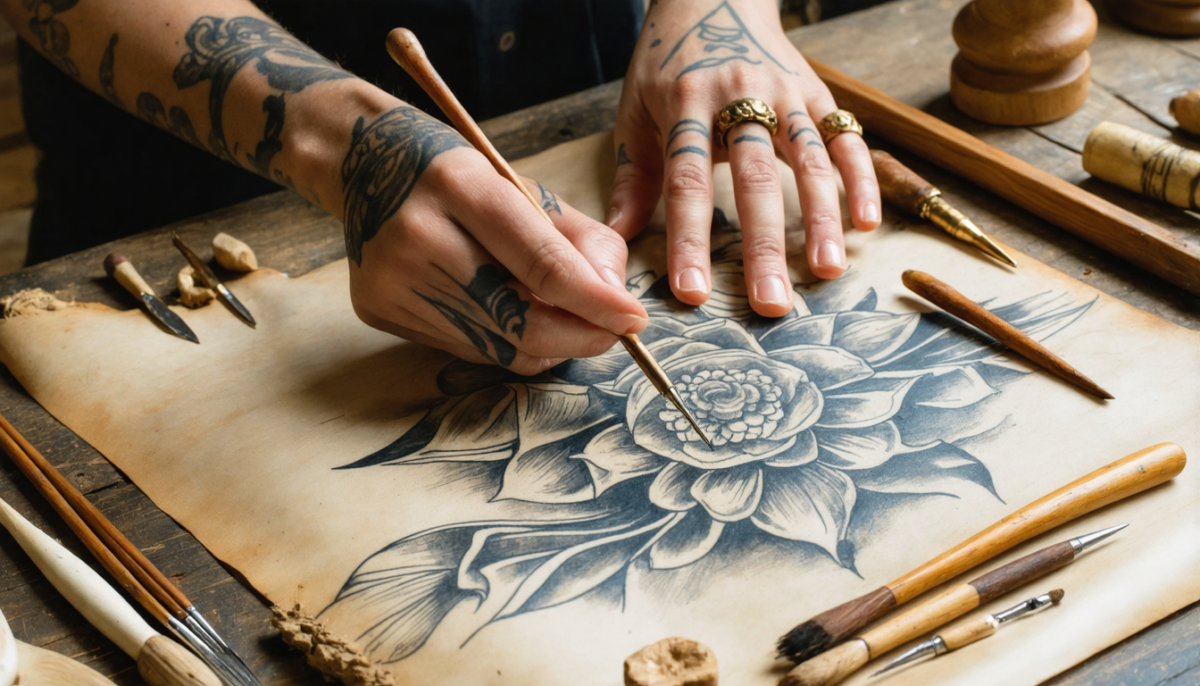 découvrez le handpoke, l'art ancestral du tatouage à la main, alliant tradition et authenticité pour une expérience unique et personnalisée.