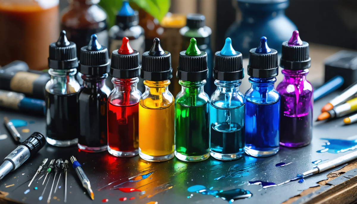 explorez notre sélection des encres de tatouage les plus remarquables, offrant qualité, sécurité et couleurs éclatantes pour des créations uniques.