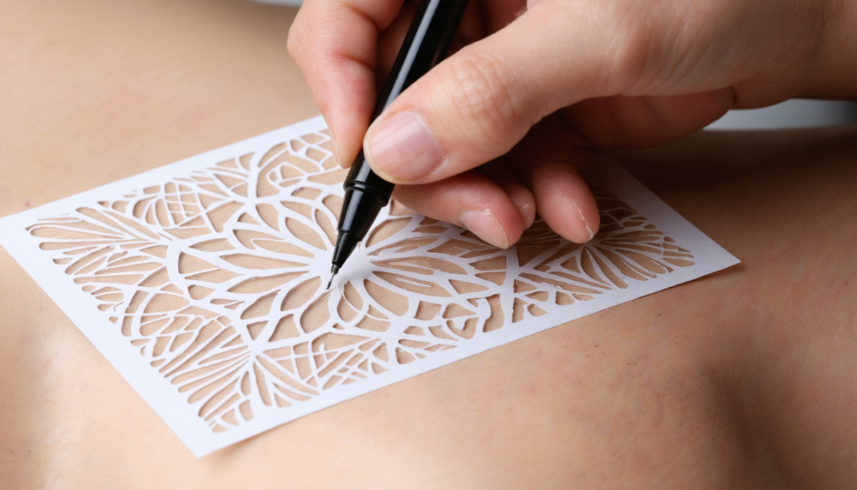 découvrez comment les pochoirs et la technique du transfert permettent de dessiner sur la peau avec une précision remarquable, alliant art et minutie pour des tatouages parfaits.