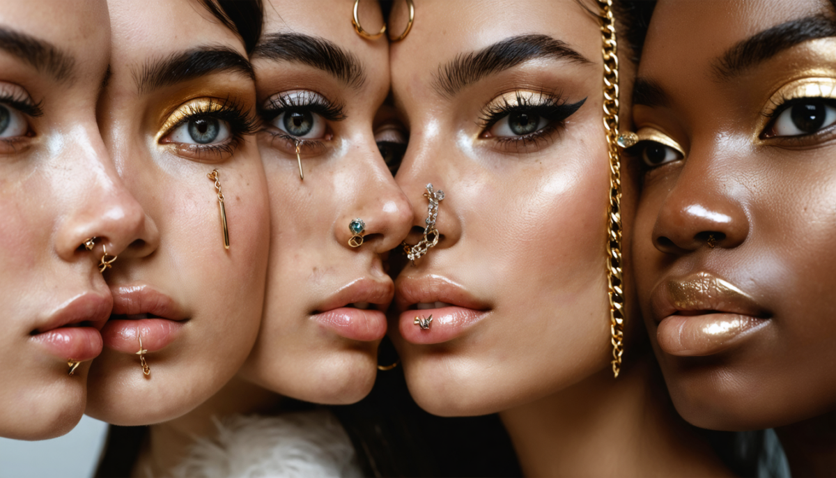 découvrez notre guide complet du piercing au nez, avec un aperçu des styles tendances et des conseils essentiels pour un entretien optimal et une cicatrisation réussie.