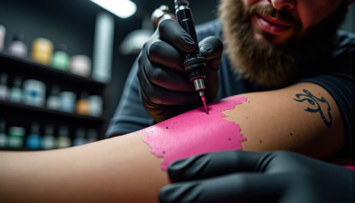 Tout savoir sur les encres de tatouage roses : caractéristiques et précautions