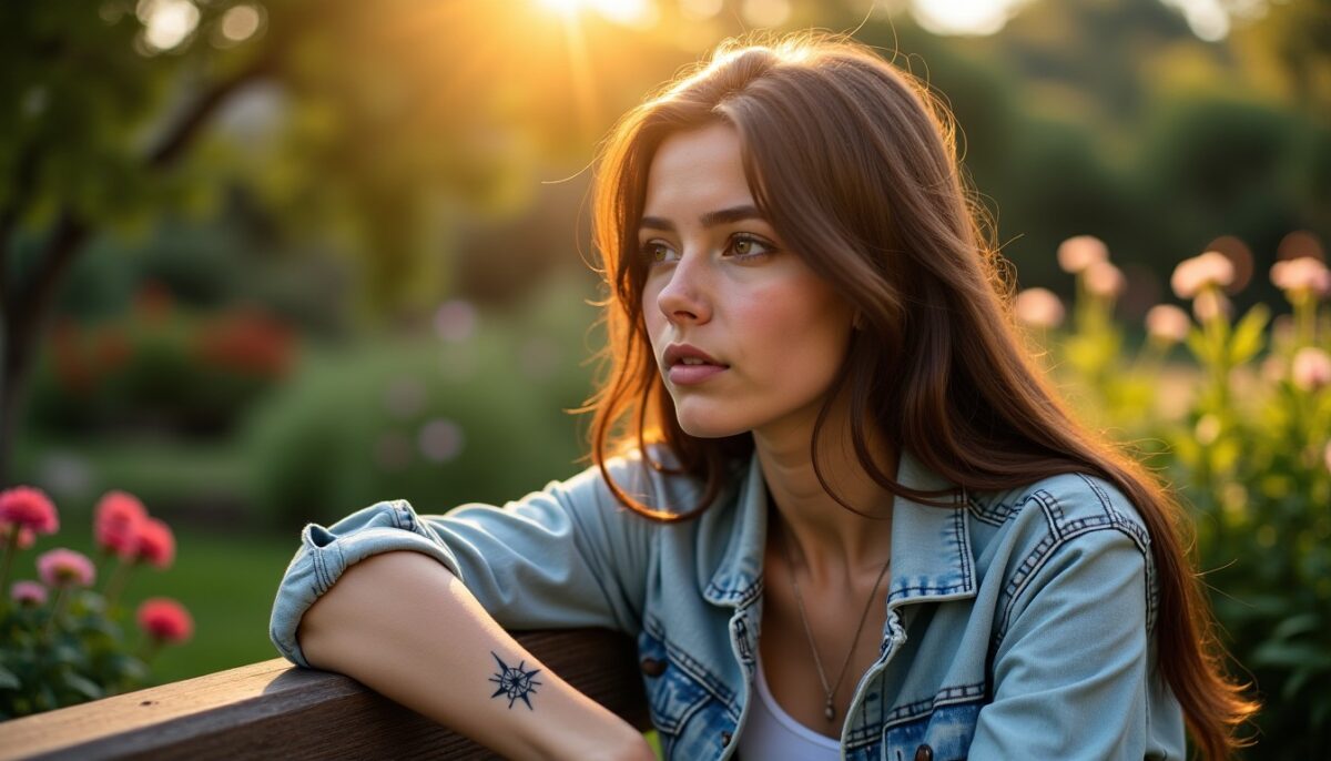 Tatouage rose des vents : signification profonde et idées inspirantes