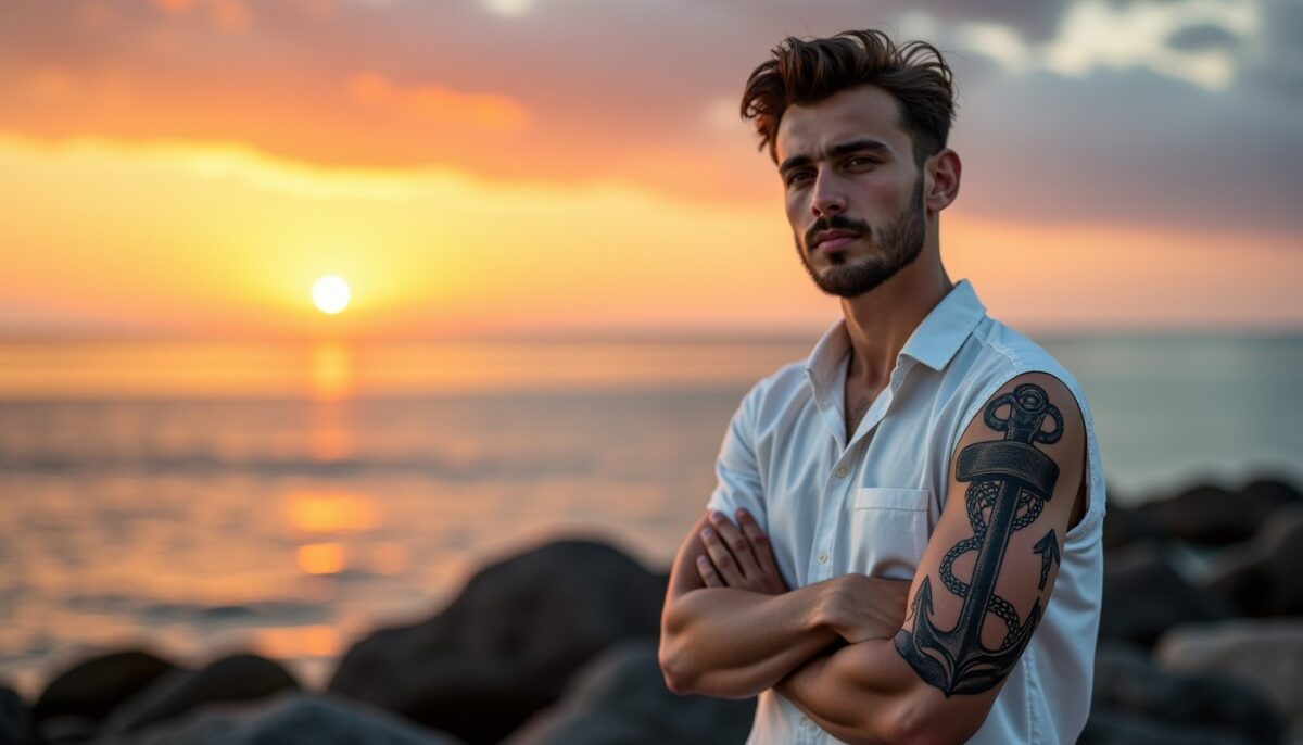 Quelle signification cache un tatouage d’ancre marine ?