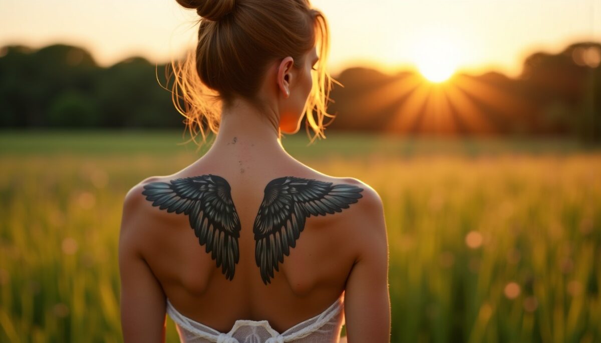 Tatouage d’ange ou d’ailes : décryptage d’un symbole spirituel puissant