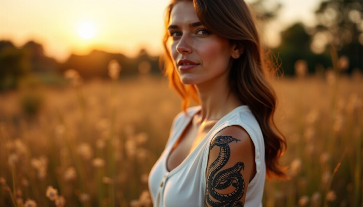 Tatouage de serpent chez la femme : Guide pour décrypter sa signification