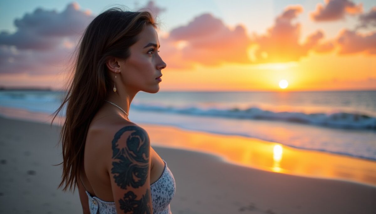 Que symbolise pour vous un tatouage représentant une vague ou l’océan ?